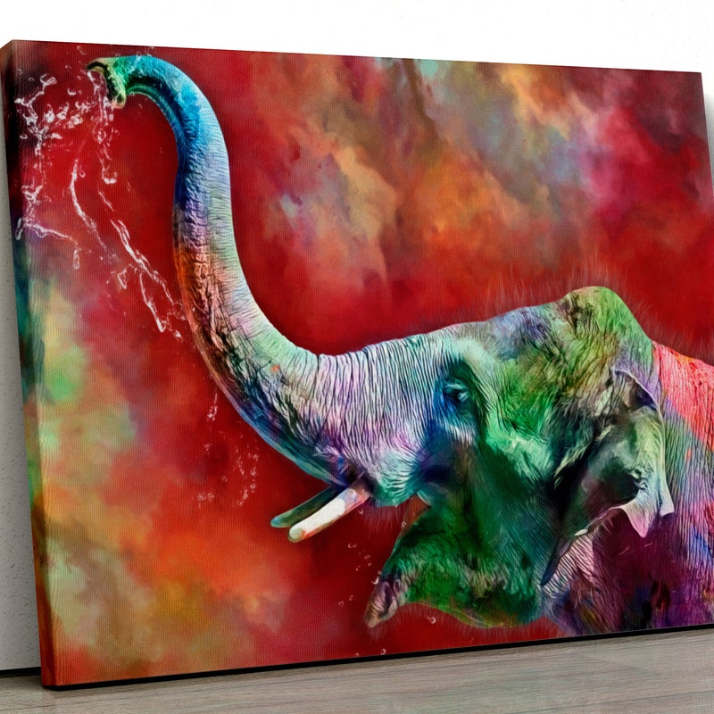 Abstract Elephant - Etsy