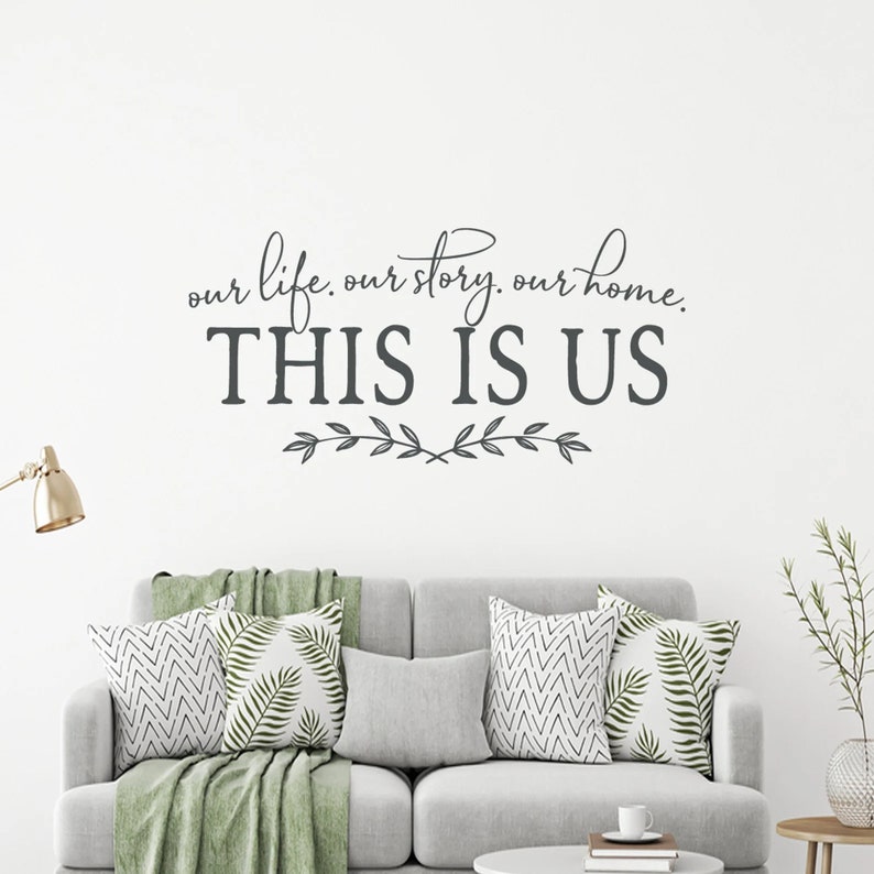 This is Us Inspirational Quote Wall Decal Sticker Transfer Kitchen ...