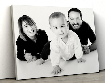 Your Photo On Canvas Print - Custom Canvas Photo Printing, family photo wall art, personalised print, print my picture, birthday gift
