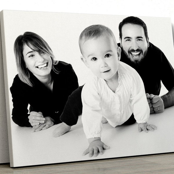 Your Photo On Canvas Print - Custom Canvas Photo Printing, family photo wall art, personalised print, print my picture, birthday gift