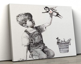 Banksy Super verpleegster ziekenhuis Game Changer beroemde Wall Art Print verschillende maten