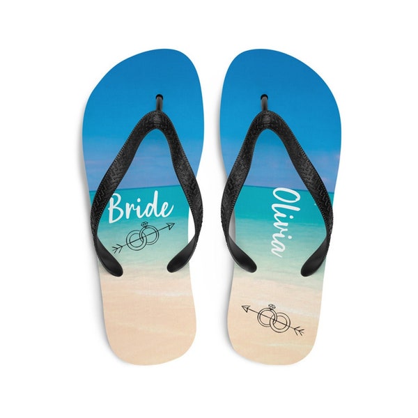 Beach Wedding Flip Flops - Etsy