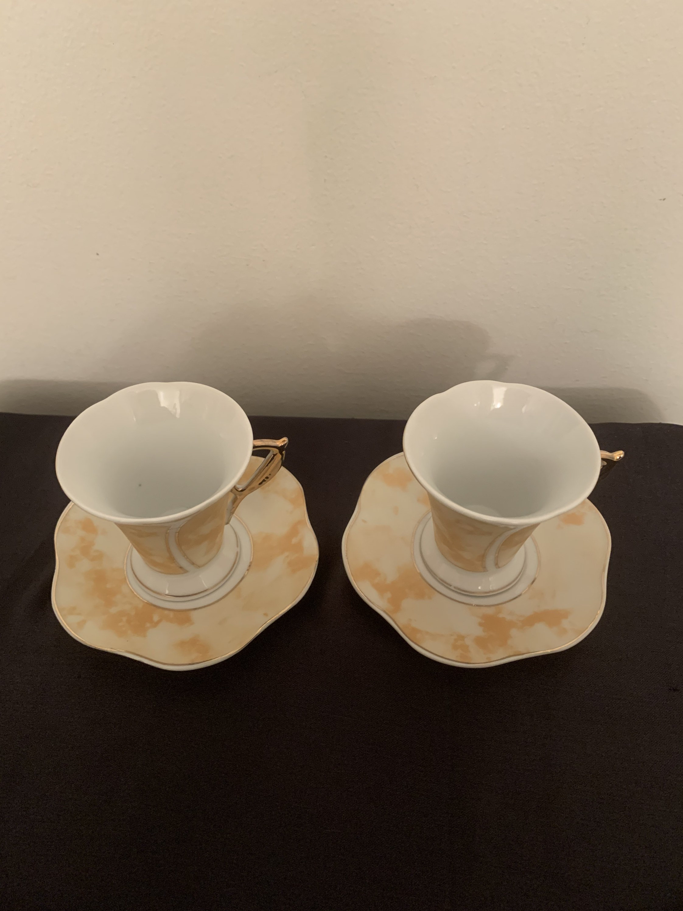 Set of 2 DLusso Art Deco Espresso Cups Etsy