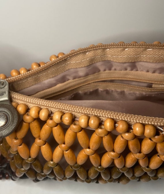 Sweet Wood Beaded Mini Shoulder Bag - image 6