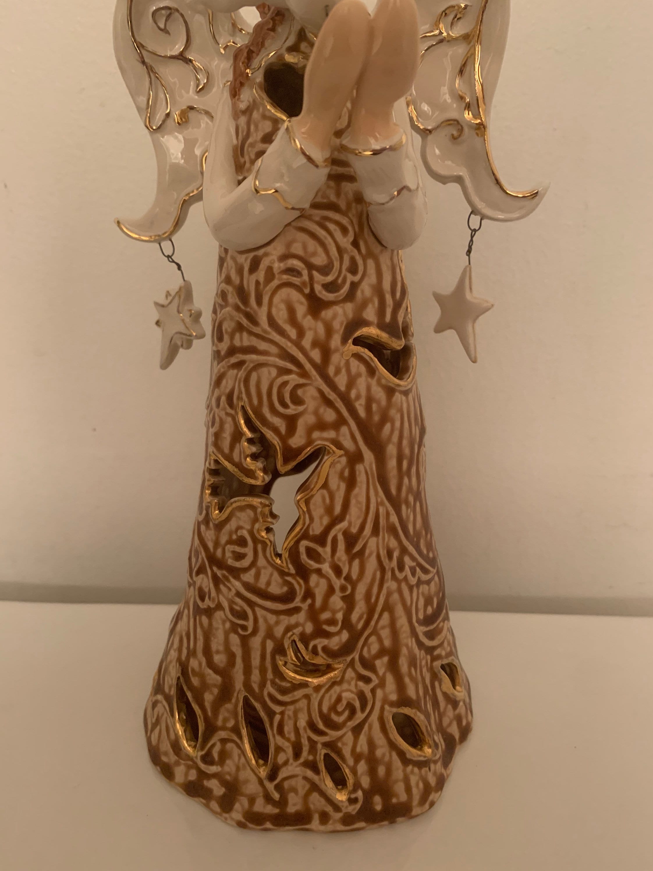 Sweet Ceramic Angel Votive Candle Holder Etsy