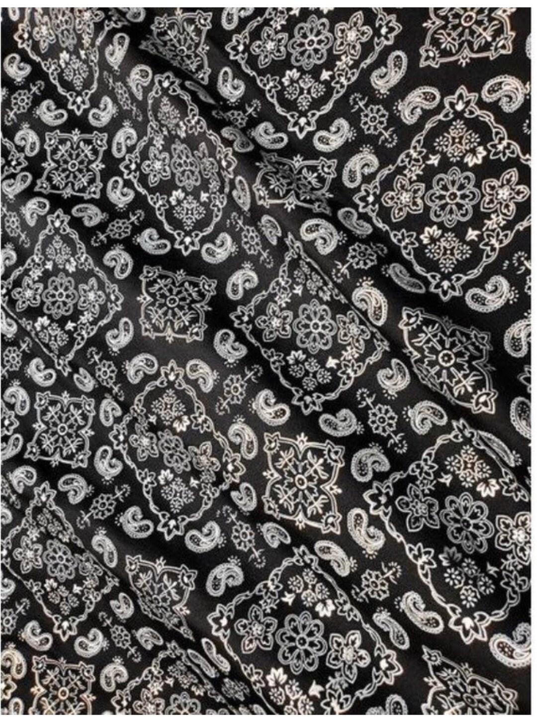 Bandana Spandex Fabrics Colors Available Royal Black Yellow Etsy