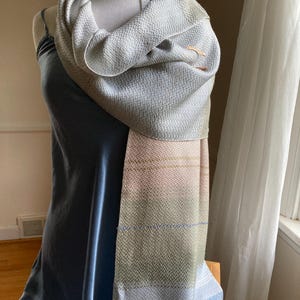 Silk Wrap in Pastel Neutrals