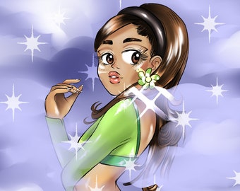 Ariana Grande Anime Etsy