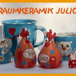 Lieblingstasse mit Katzendekor Tasse aus Keramik / handgemacht / Kindertasse oder Kaffeetasse / spülmaschinenfest / 1308 Bild 6