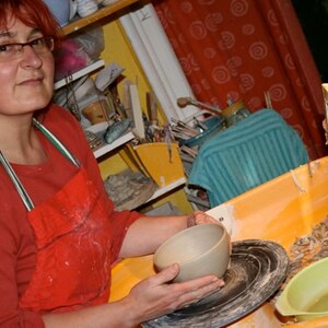 Lieblingstasse mit Katzendekor Tasse aus Keramik / handgemacht / Kindertasse oder Kaffeetasse / spülmaschinenfest / 1308 Bild 5