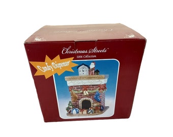 NIB New Christmas Streets 2006 Collection Candy Dispenser 7"x8"x5 » Dolomite