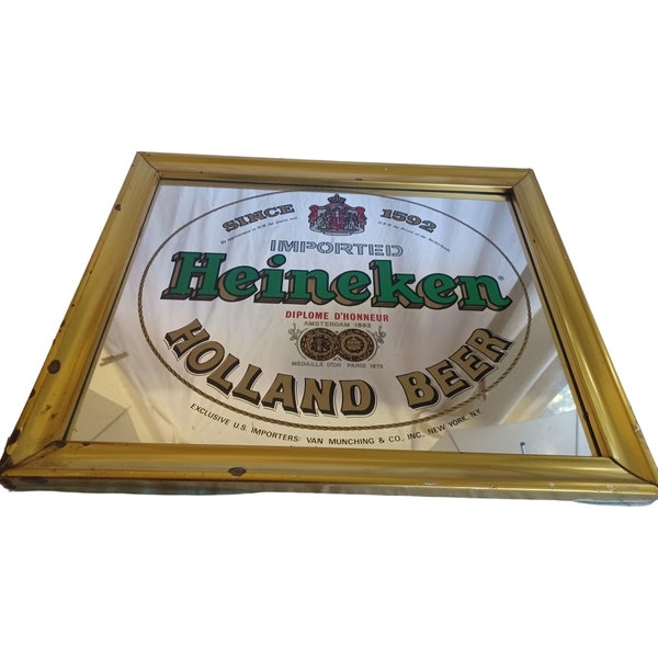 Vintage Beer Mirrors Etsy