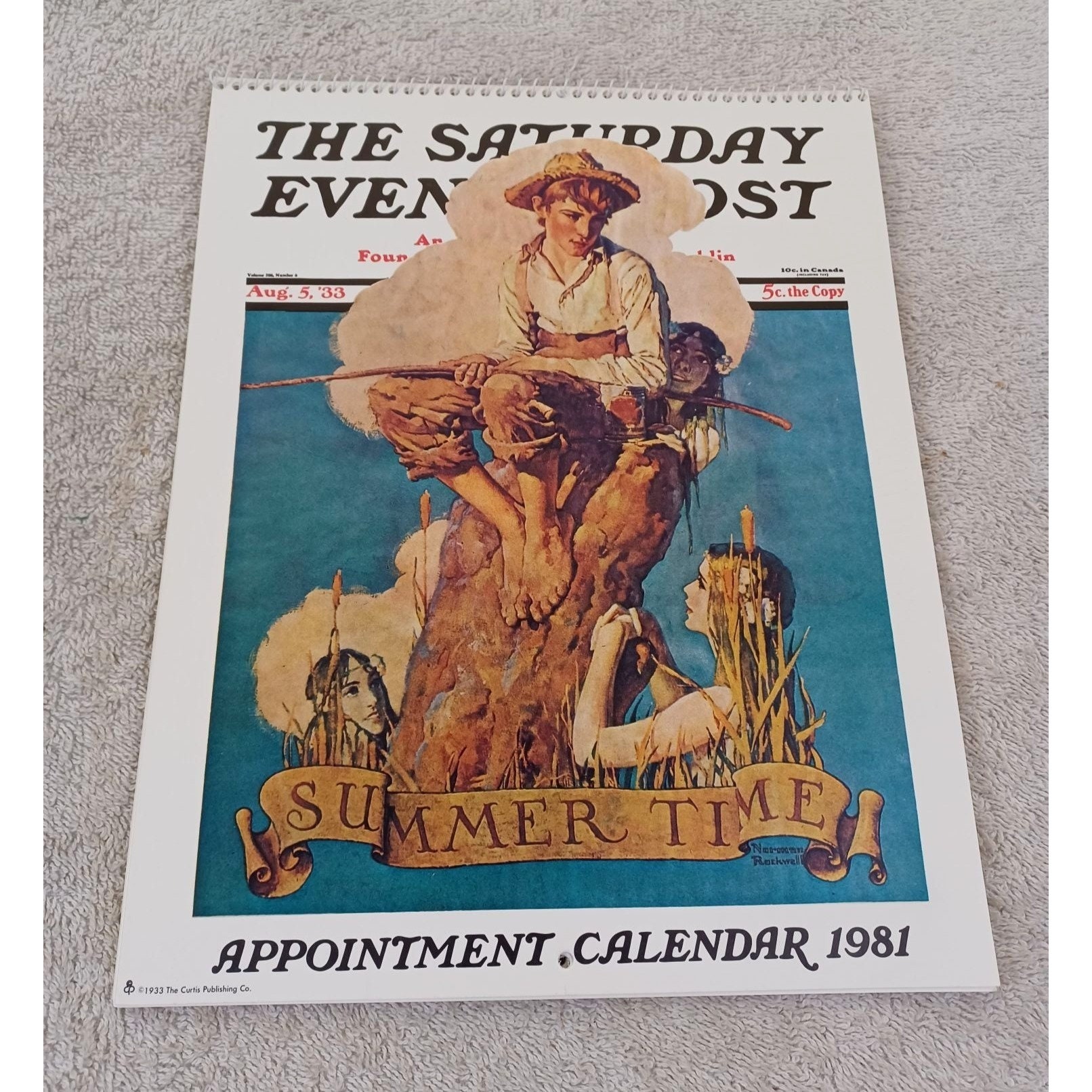 New Unused 1981 Saturday Evening Post 11