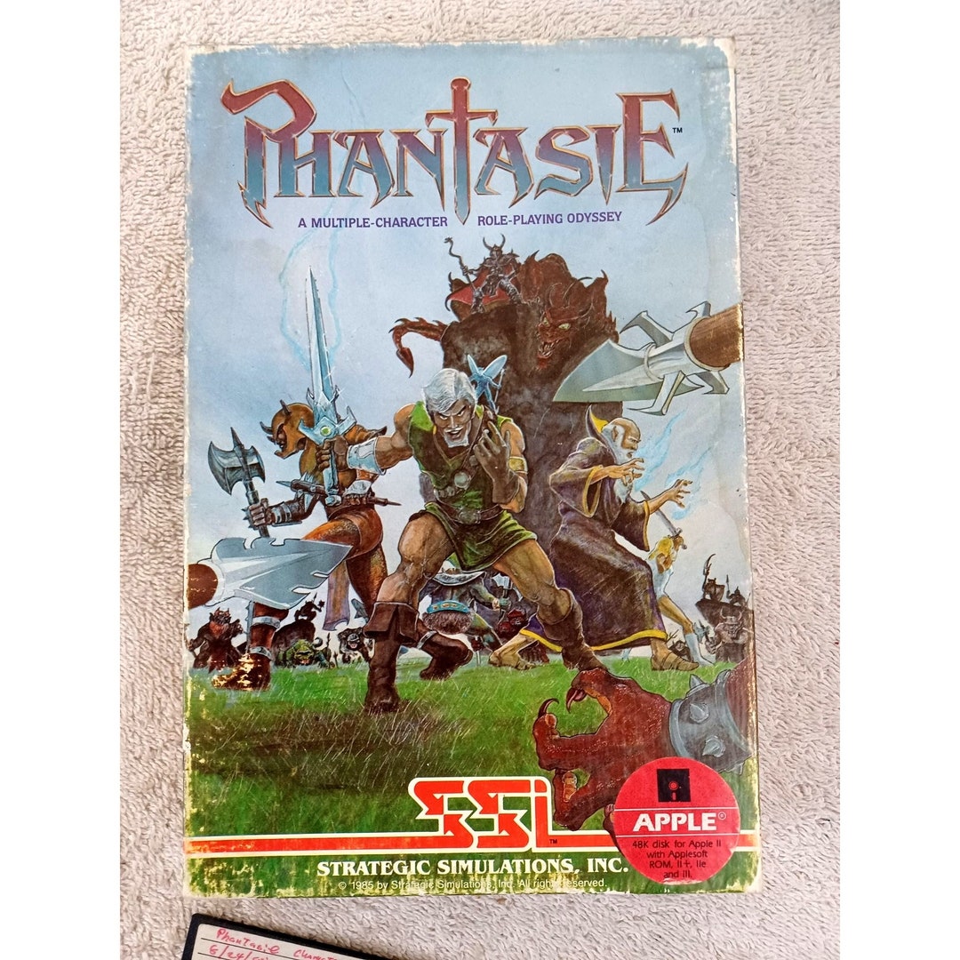 1985 Phantasie Apple Computer Game 48K Disk Strategic - Etsy