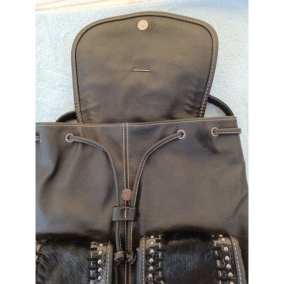 Trinity Ranch Leather Backpack Adjustable Straps … - image 3