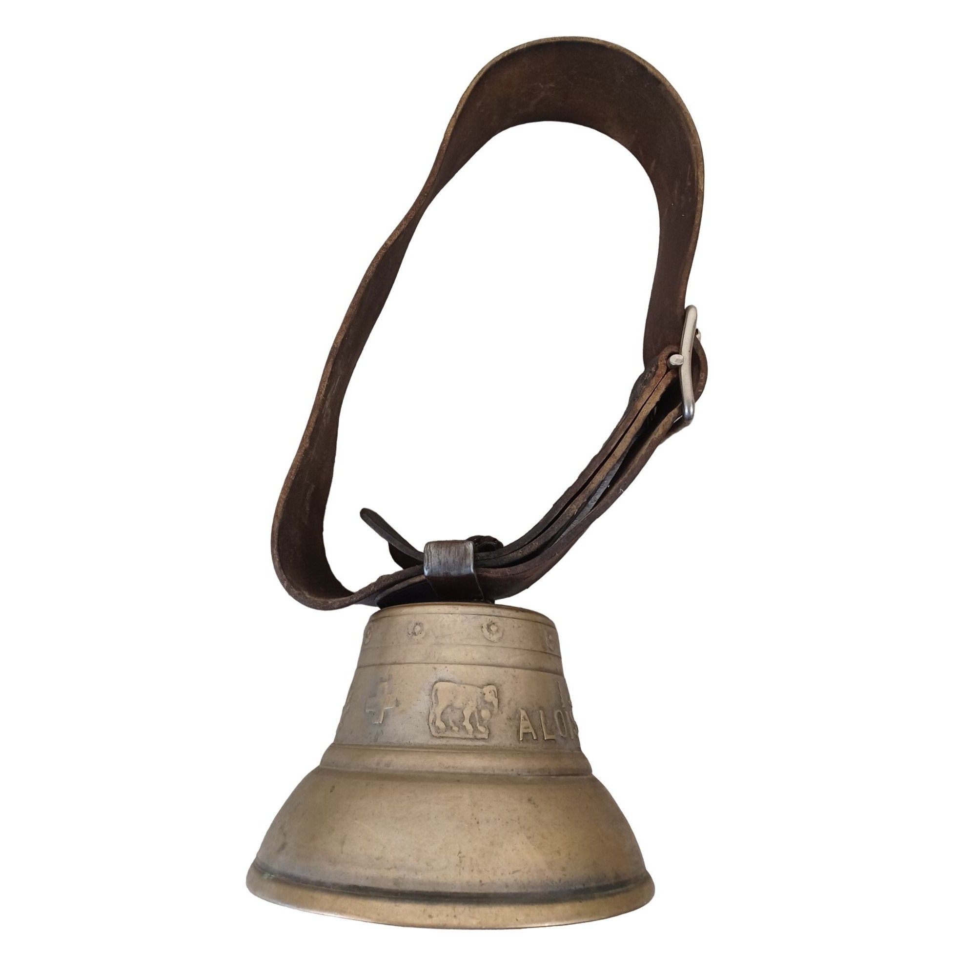 Bronze cow bell, rustic hand made farmhouse bell, Home Decor