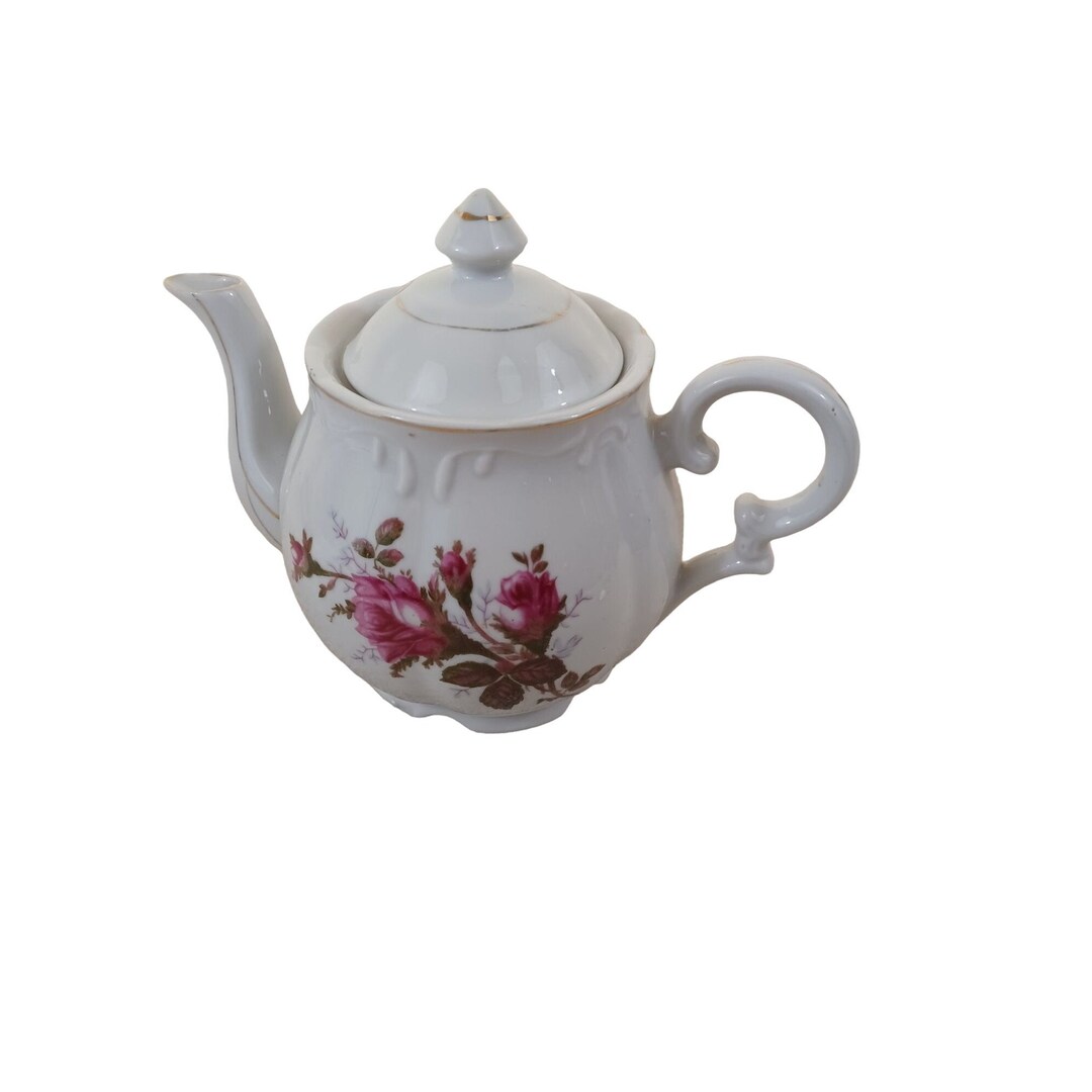 Porcelain 3C Teapot Music Box tea for Two Hand Etsy