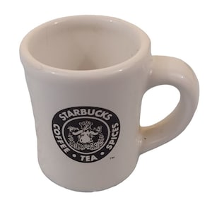 Mini 04 Starbucks 1.75&quot; Shadow Box Coffee Ceramic Cup Mug Collectible Mermaid