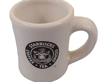 Mini 04 Starbucks 1.75" Shadow Box Coffee Ceramic Cup Mug Collectible Mermaid