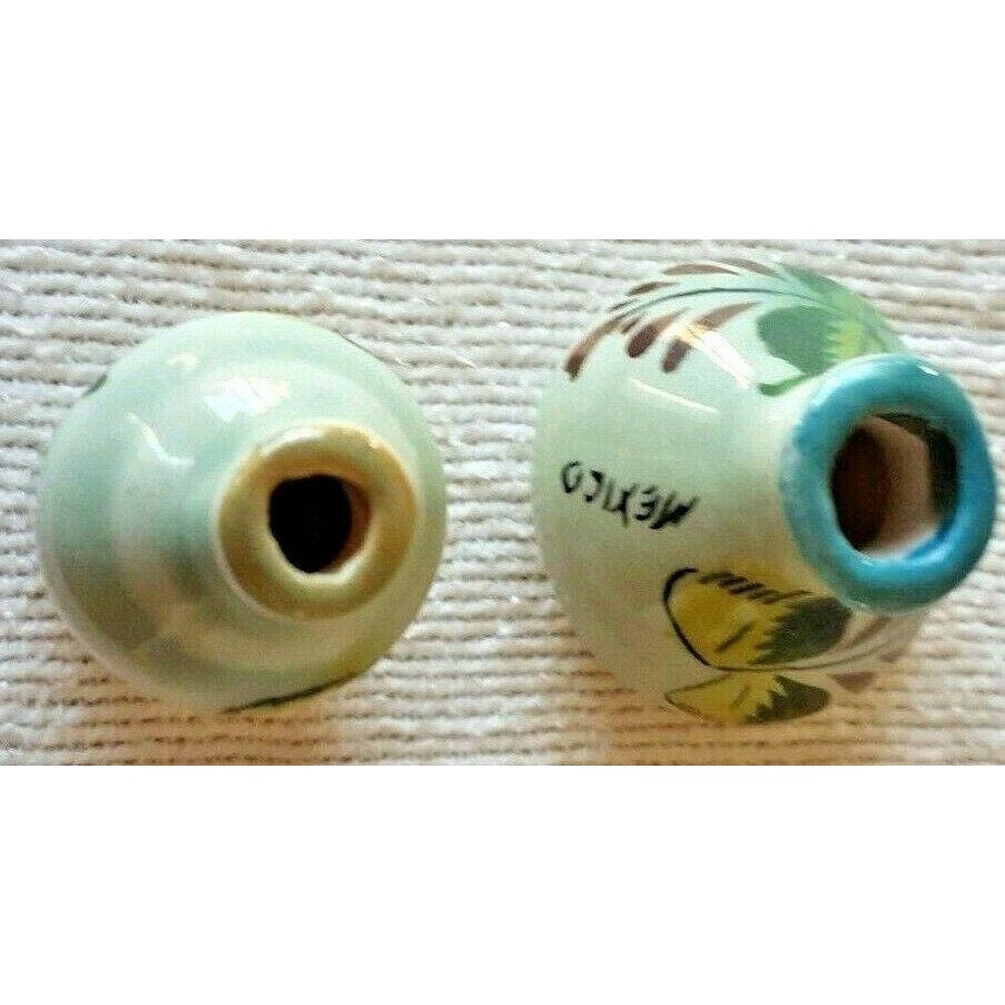 Vintage Antique Doll House Sized Pottery Hand Painted Vases Etsy UK