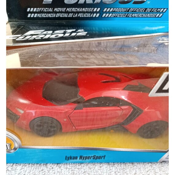 Lykan hypersport best sale toy car
