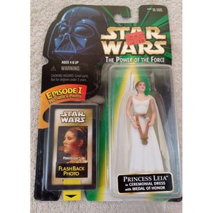1998 NIB New Star Wars Power of the Force Princess Leia Organa Action Figur