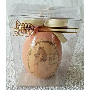 NIB ~ New ~ 5&quot; Enesco Collectible PRECIOUS MOMENTS Egg Ornament #217891