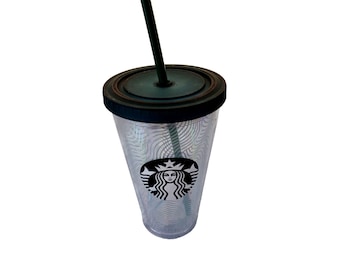 16oz Cold Cups From Starbucks 1 Cup, Lid and Straw - Etsy
