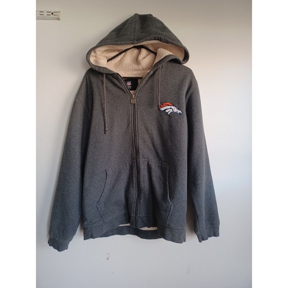 Denver broncos cheap zipper hoodie