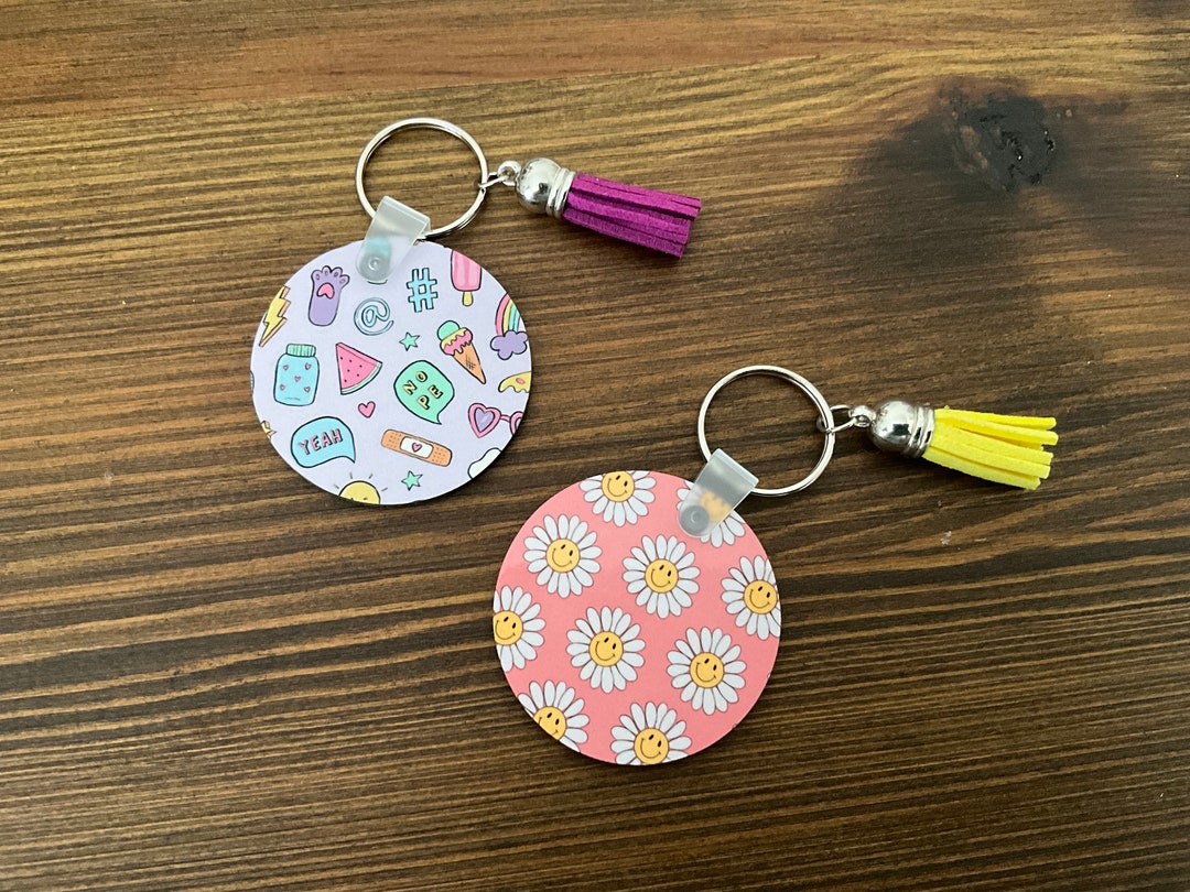 Cute Keyrings Retro Daisies Keyrings Gifts Gifts for Girls - Etsy UK