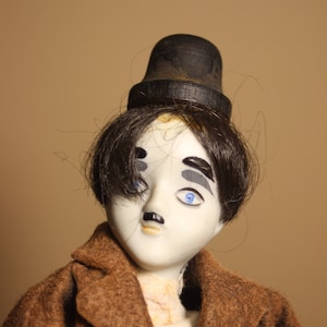 Charlie Chaplin Porcelain Doll
