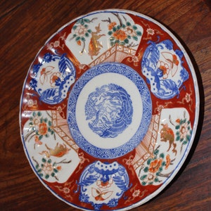 Imari Japanese plate late Meiji period