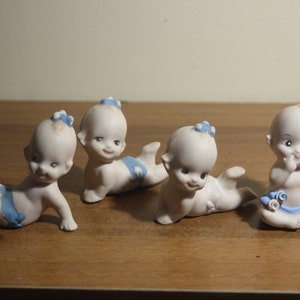 Vintage bisc kewpie dolls / piano dolls  ,porcelain