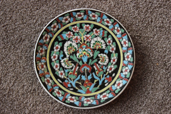 Kutahya Plate ,1924 , Turkish Ceramics,vintage - Etsy