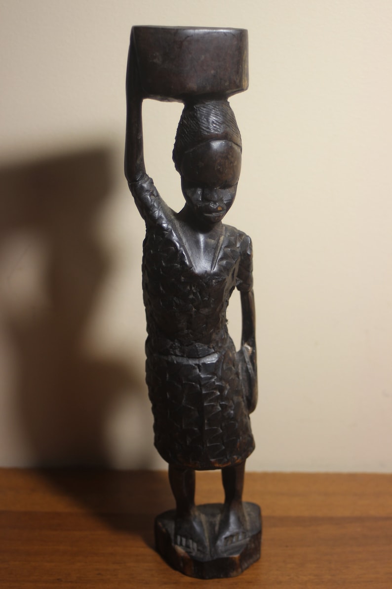 Vintage African Wood Carving African Art Figure Of A Lady ebony Etsy vintage-african-wood-carving-african-art-figure-of-a-lady-ebony-etsy