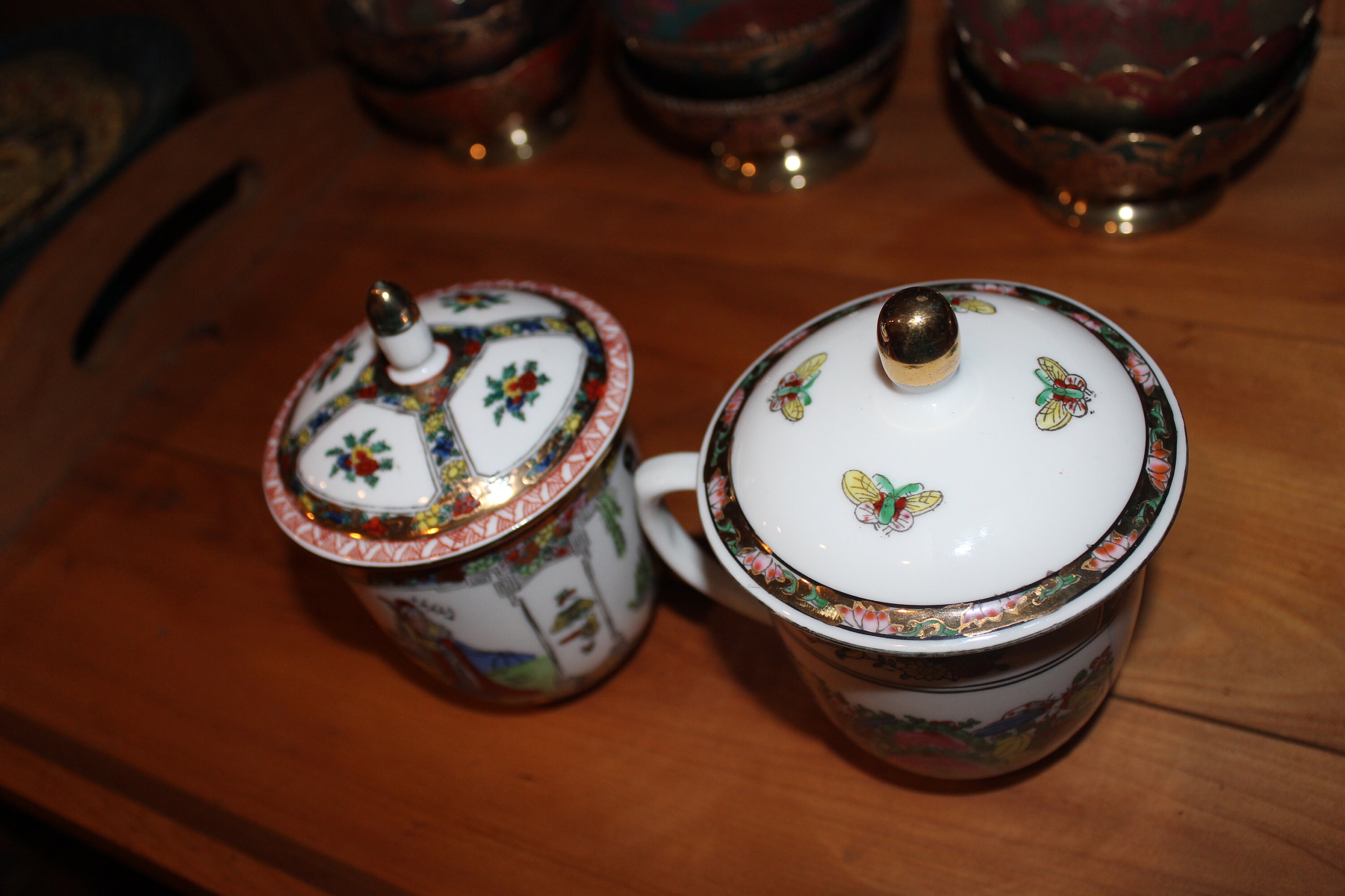 Chinese Lidded Wedding Tea Cups Etsy UK
