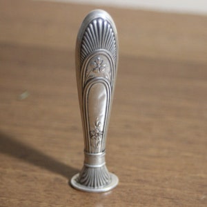 Silver wax seal , Edwardian era ,continental silver 800