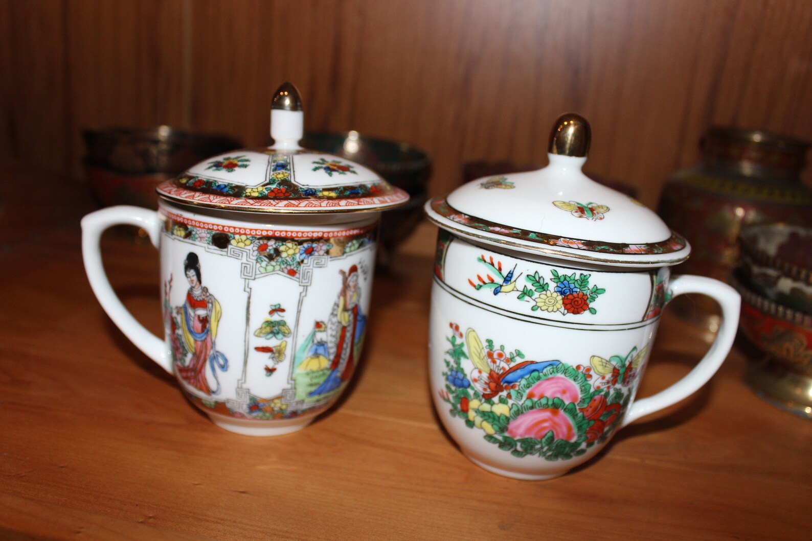 Chinese Lidded Wedding Tea Cups Etsy UK