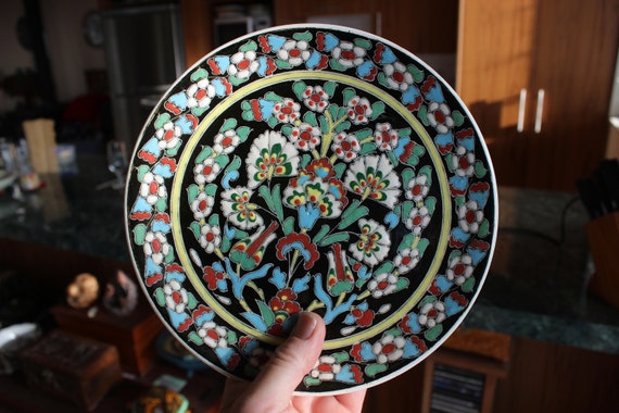 Kutahya Plate ,1924 , Turkish Ceramics,vintage - Etsy