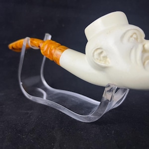 Popeye Character Pipe,Turkish Meerschaum,Block meerschaum