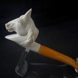 Smoke Like a Stallion – Horse Head Meerschaum Pipe