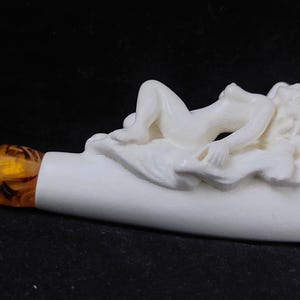 Pretty lady meerschaum cigaretteholder, hand carved cigaretteholder