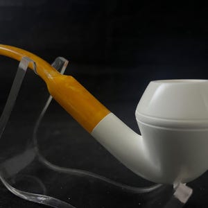 Sleek Design - Modern Geometric Meerschaum Pipe