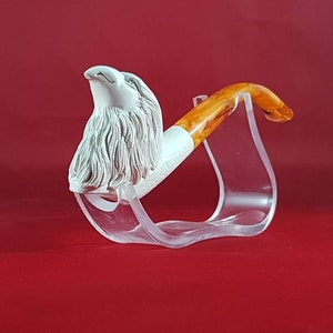 Eagle meerschaum pipe, hand-made meerschaum, hand carved meerschaum pipe, the best quality meerschaum