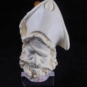 Pirate meerschaum pipe Meerschaum Pipe – Collectible Handmade pipe, block meerschaum