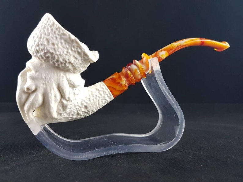 octopus pirates of the Caribbean meerschaum pipe hand carved meerschaum block meerschaum