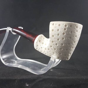Classic meerschaum pipe, block meerschaum, hand-carved pipe,