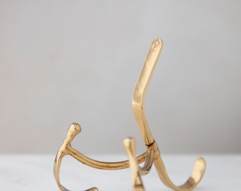 100% Handmade - Gold Coated Metal Display Stand