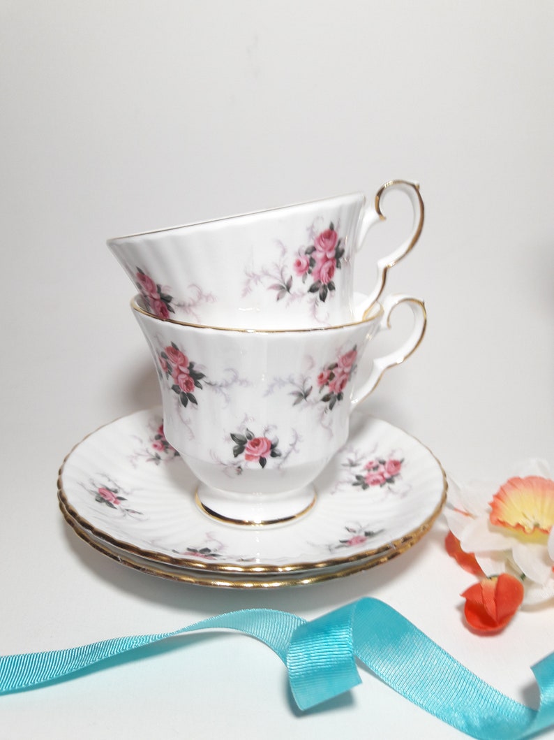 Hammersley Bone China Teapot and Teacups Tea Set Lavender Etsy