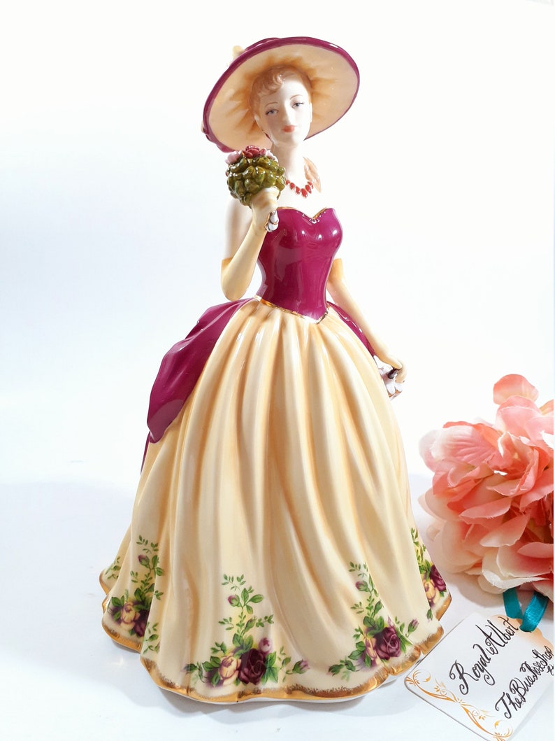 Royal Albert Old Country Roses Lady Figurine Figure of the Etsy